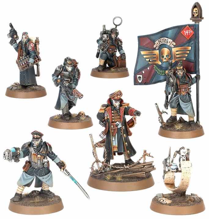 WarHammer 40,000 : Astra Militarum - Krieg Command Squad